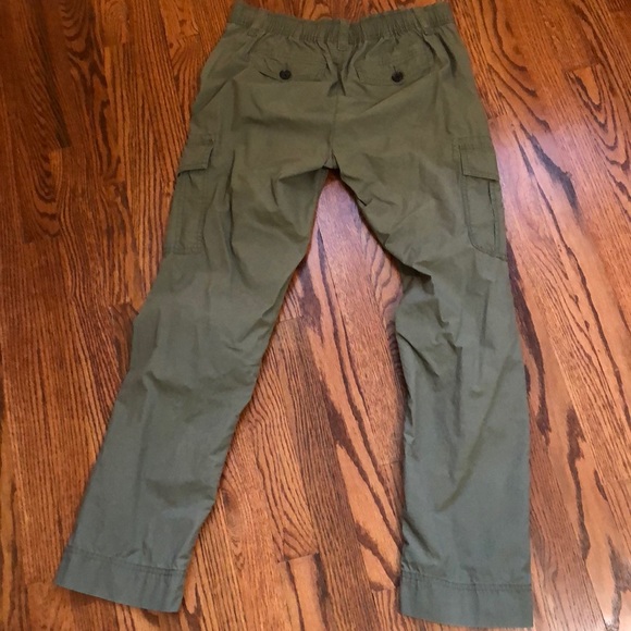 Lands’ End Khaki Green Pants 6 Roll Up Capris 31 converts - Picture 3 of 8